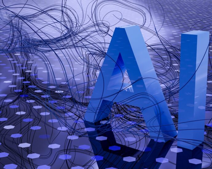 Empreendedor usando inteligência artificial para melhorar marketing e vendas de pequenas empresas