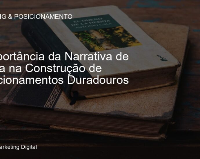 Conceito de narrativa de marca
