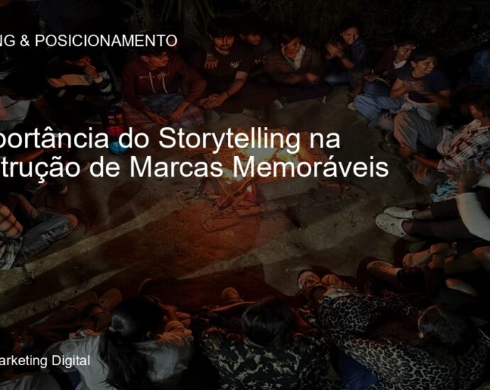 Representação do storytelling na construção de marcas.