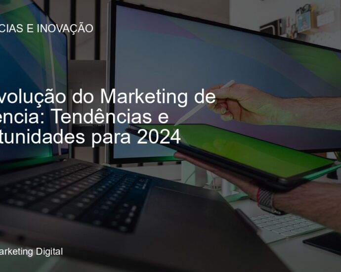 Conceito de marketing digital e influência
