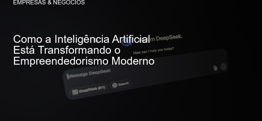Imagem representativa da inteligência artificial em negócios