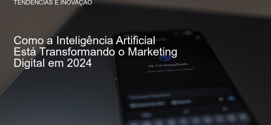 Representação gráfica da interação entre inteligência artificial e marketing digital