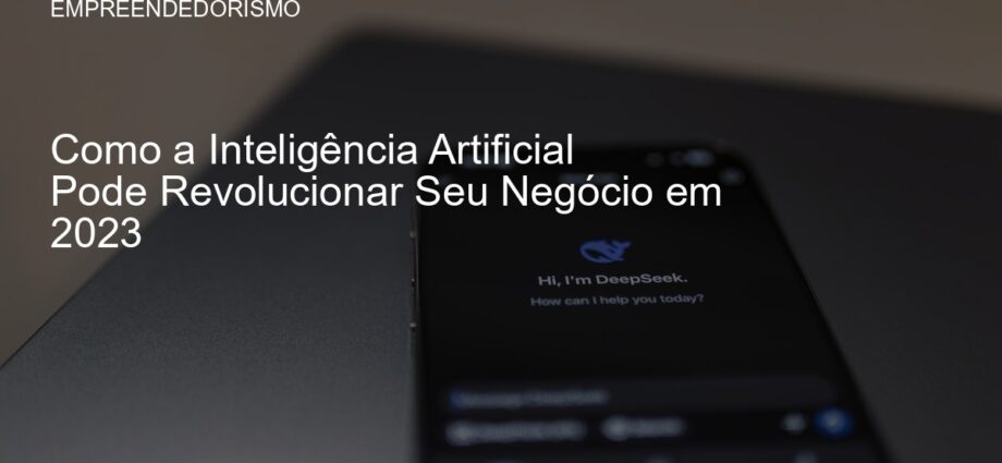 Representação visual da integração da Inteligência Artificial nos negócios