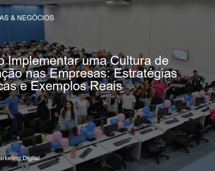 Equipe em reunião discutindo inovações empresariais