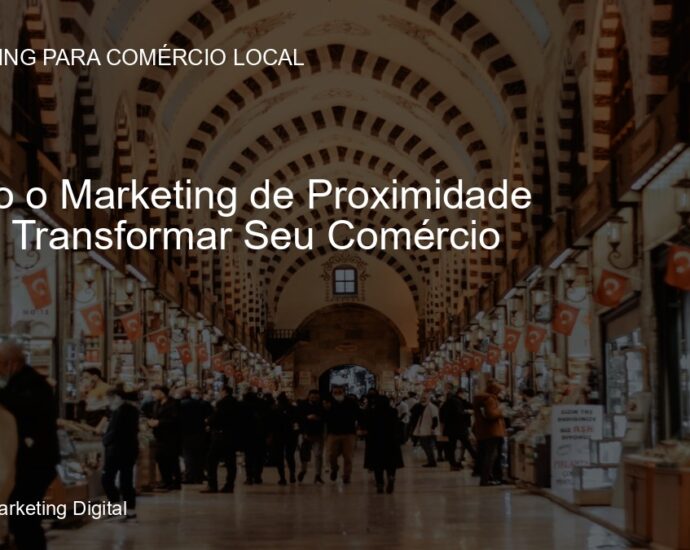 Interação entre comércio local e clientes