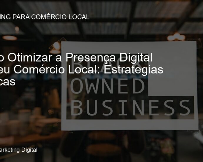 Estratégias para comércio local