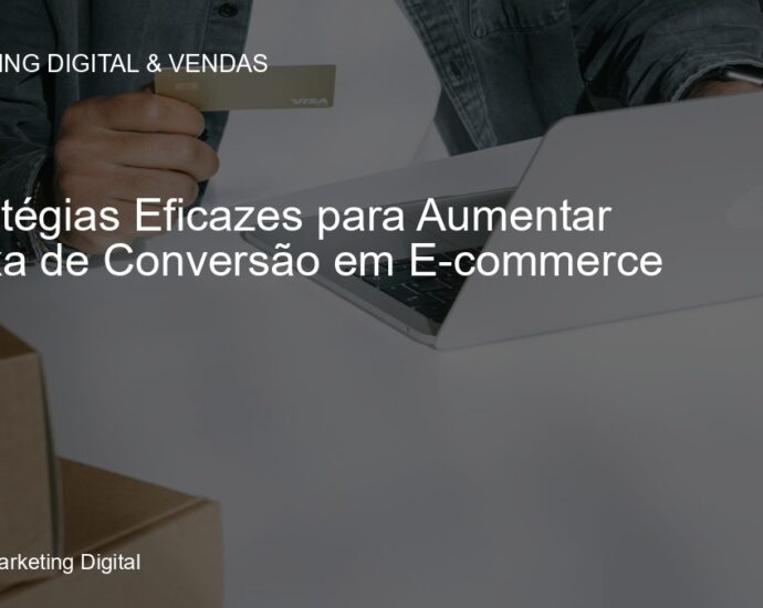 e-commerce com alta taxa de conversão
