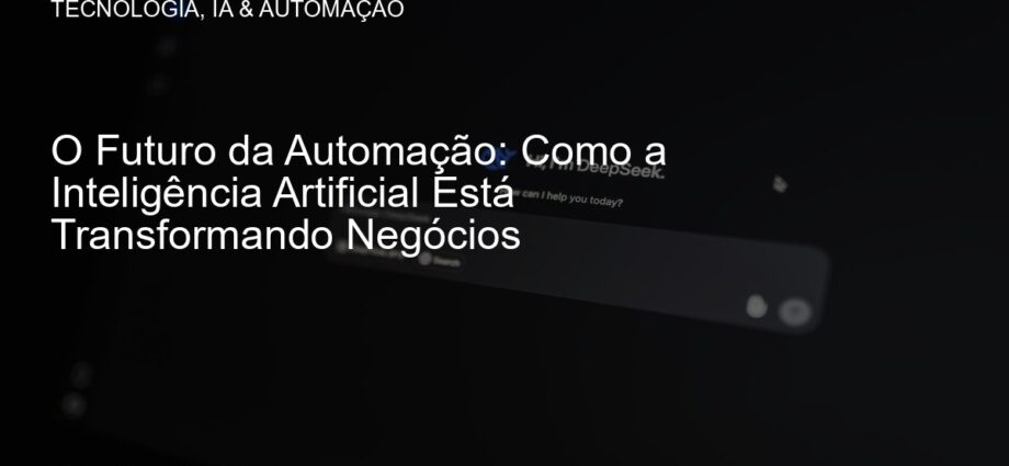 Transformação digital com inteligência artificial em negócios