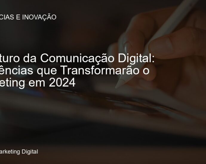 Ilustração de comunicação digital moderna