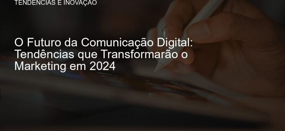 Ilustração de comunicação digital moderna